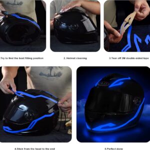 نوار نورانی کلاه‌کاسکت – ضدآب، ضدآفتاب، ضدجهنمِ خیابون!